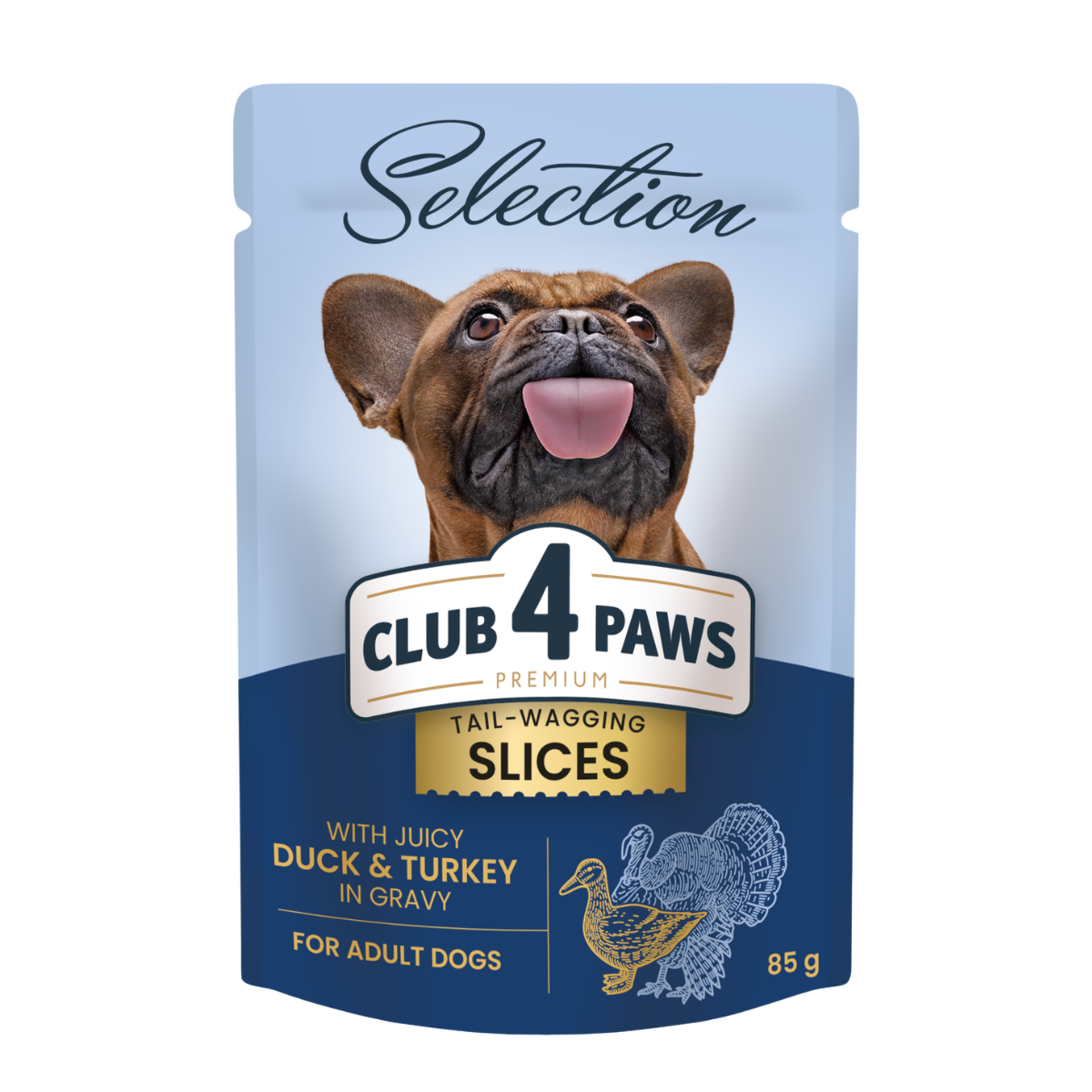 Wet-Slices with Duck&Turkey in gravy, for Small Breed Dogs (Copy)