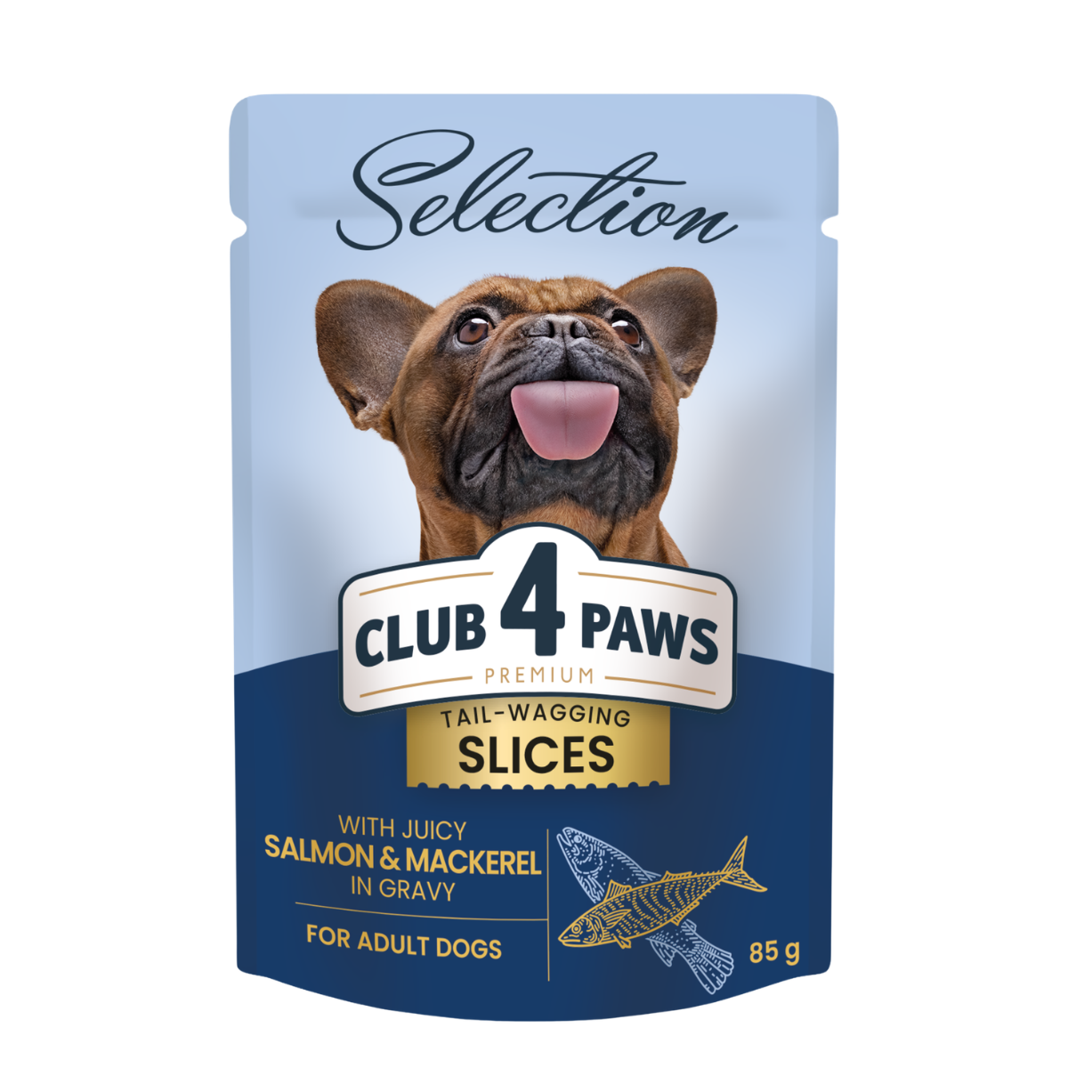 Wet-Slices with Salmon in gravy, for Small Breed Dogs (Copy) (Copy)
