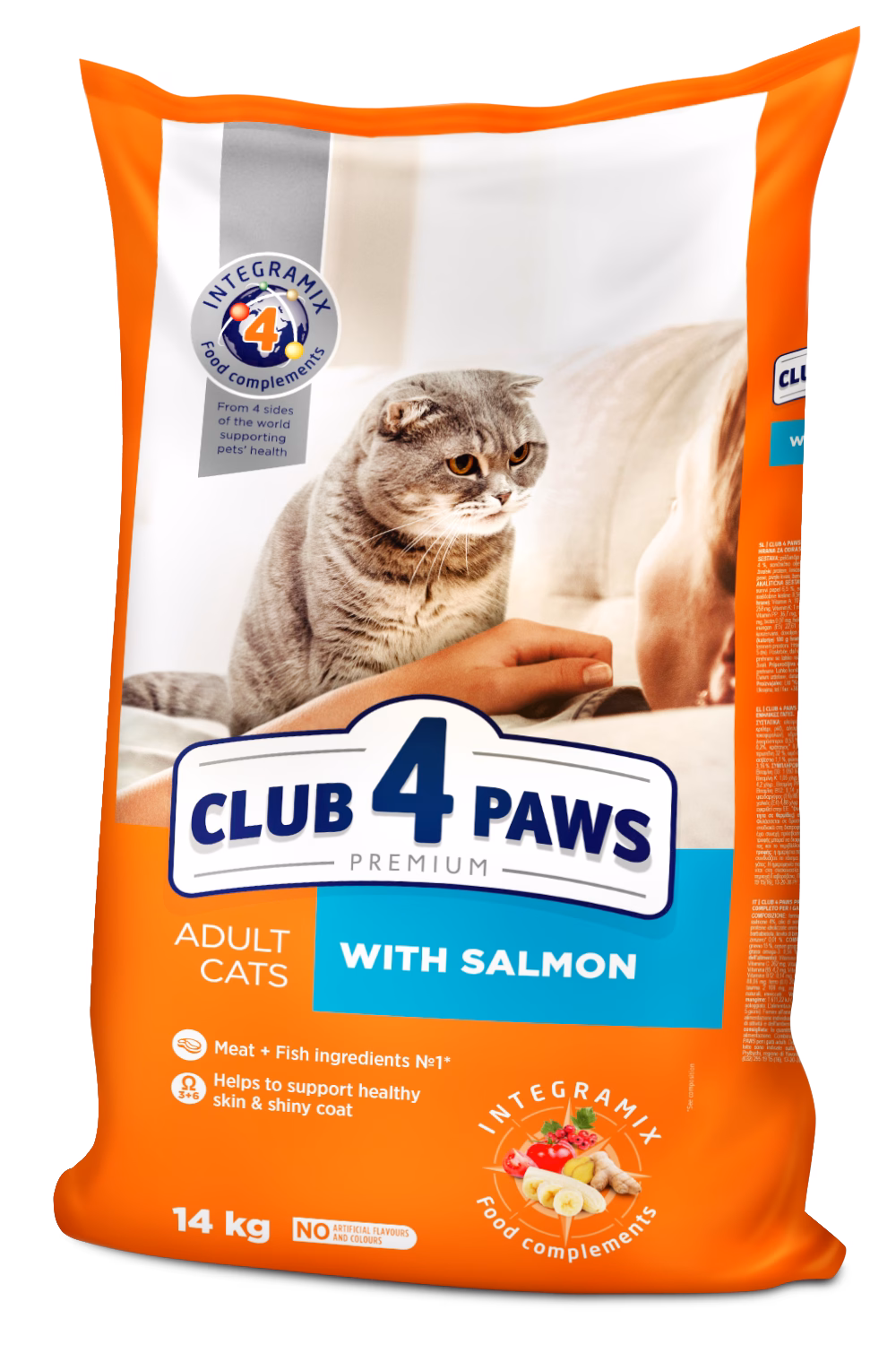 Club 4 Paws طعام جاف للقطط البالغة، بالسلمون