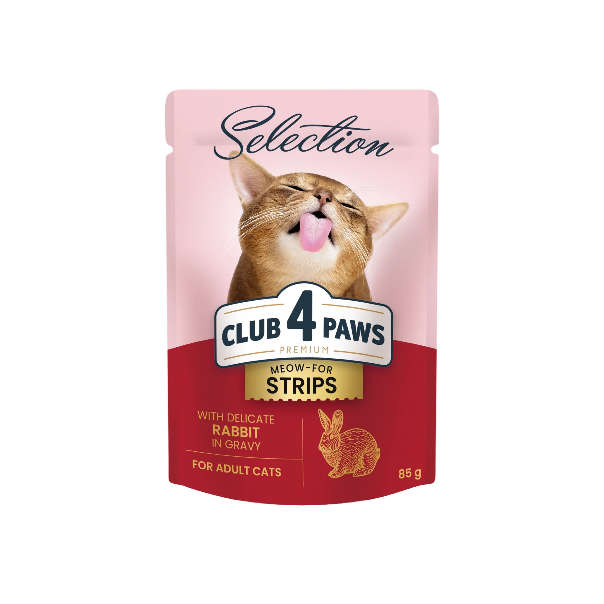 0013838_club4paws-strips-rabbit-in-gravy-100g-12pack Club4paws Strips Rabbit in Gravy 100g (12/pack) - Image 1
