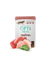Optimeal Super Premium Adult Cats – Veal, Chicken & Spinach in Sauce (85g) - Image 5