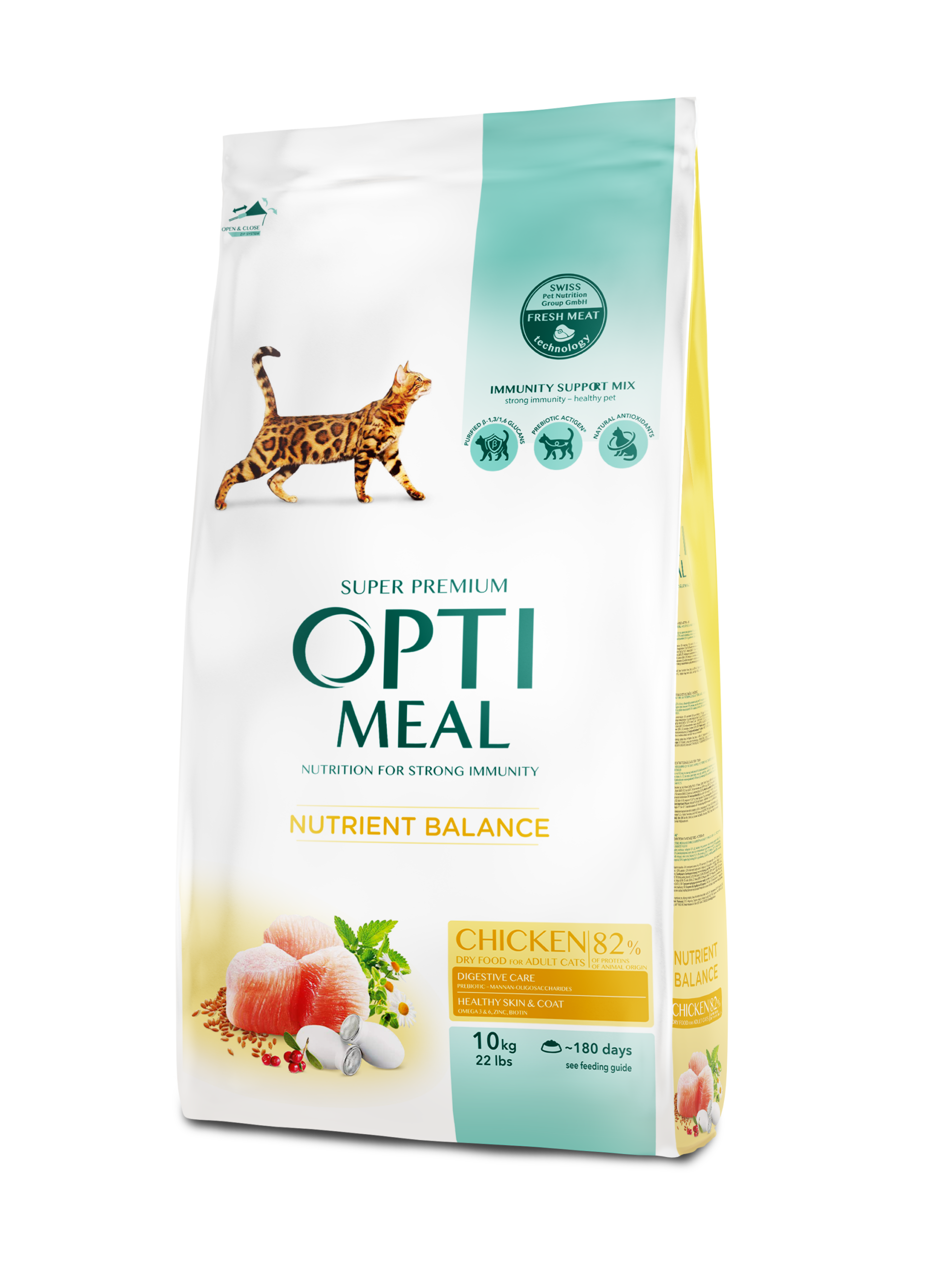 Cat_Dry_10kg_01 Optimeal Adult Dry Chicken - Image 1