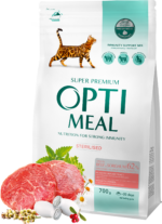 Optimeal Adult Sterilised Beef & Sorghum - Image 2