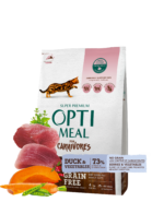 أوبتايميل للقطط البالغة – خالي من الحبوب – بط (4 كجم) - الصورة 6