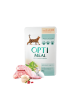 أوبتيمال سوبر بريميوم للقطط البالغة – لحم الأرانب في الصلصة البيضاء (85 غرام). - الصورة 3