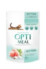 Optimeal Kitten Chicken in Jelly – Full Display Box (12 × 85g) - Image 2