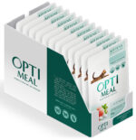 أوبتيمال للقطط المعقمة – الديك الرومي وفيليه الدجاج (85 غرام) – صندوق العرض الكامل (12 × 85 غرام).