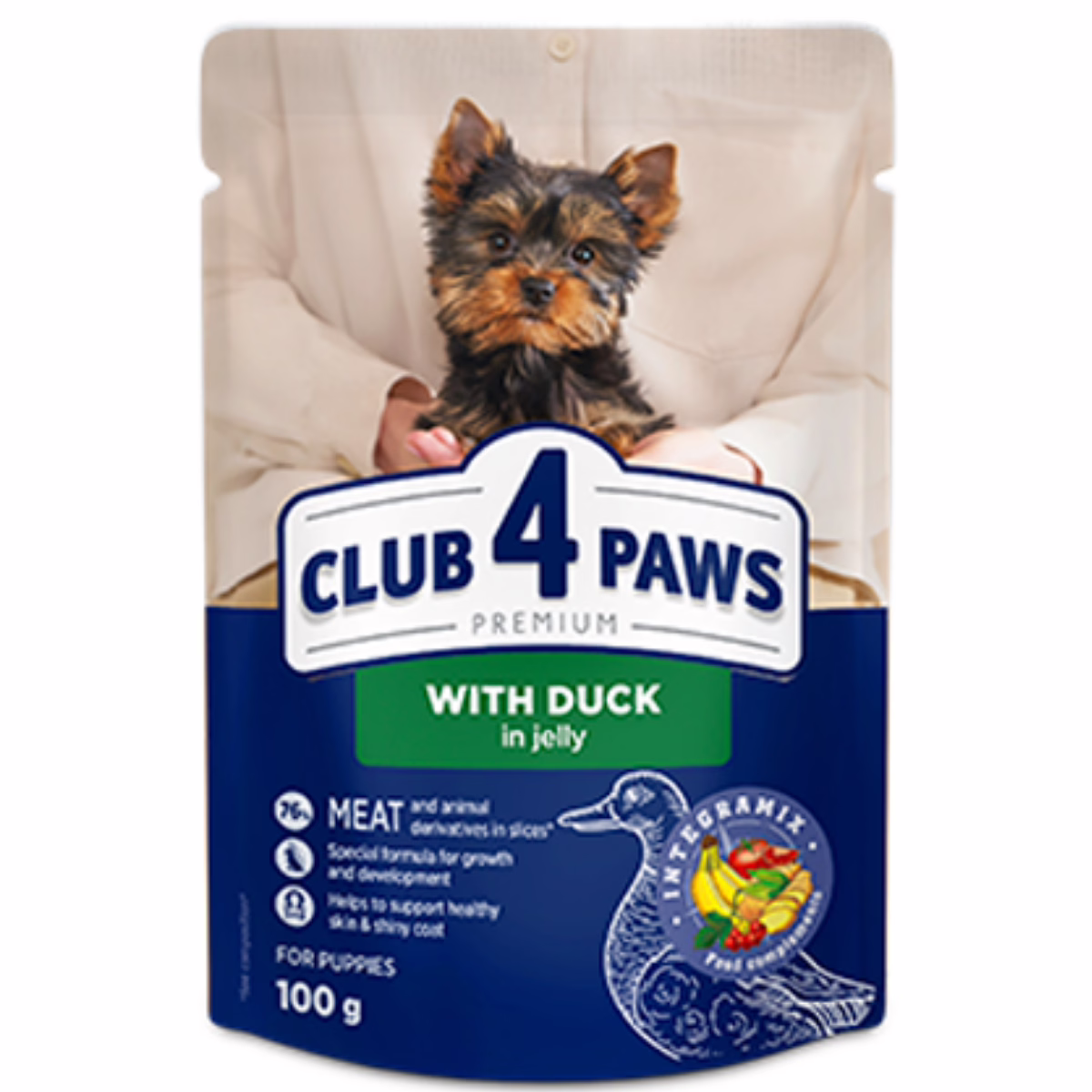 9 Wet Food for Puppies -Duck in Jelly 20+4 - Image 1