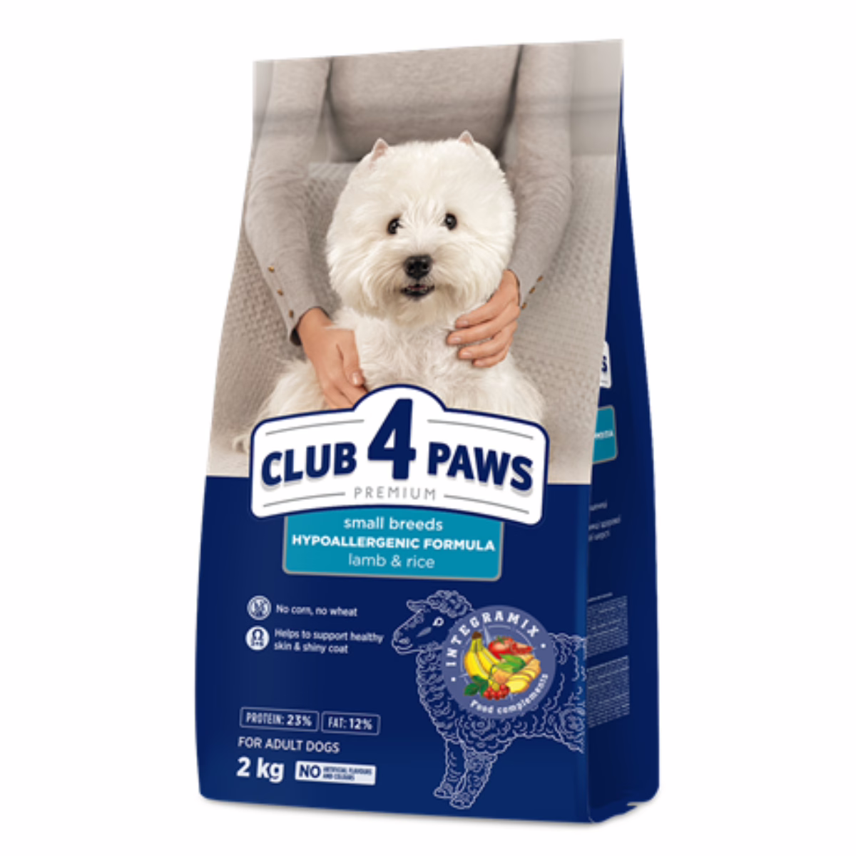 club dog ready-2 كلوب 4 باوز للسلالات الصغيرة – لحم الضأن والأرز - الصورة 1