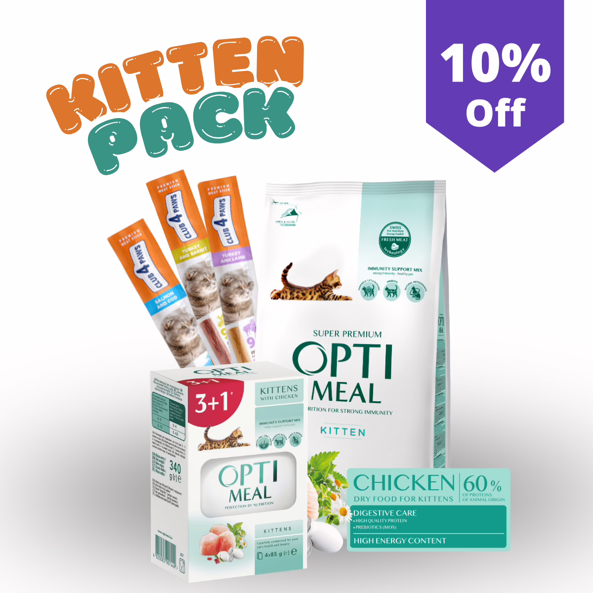 1 Kitten Starter Pack - Image 1